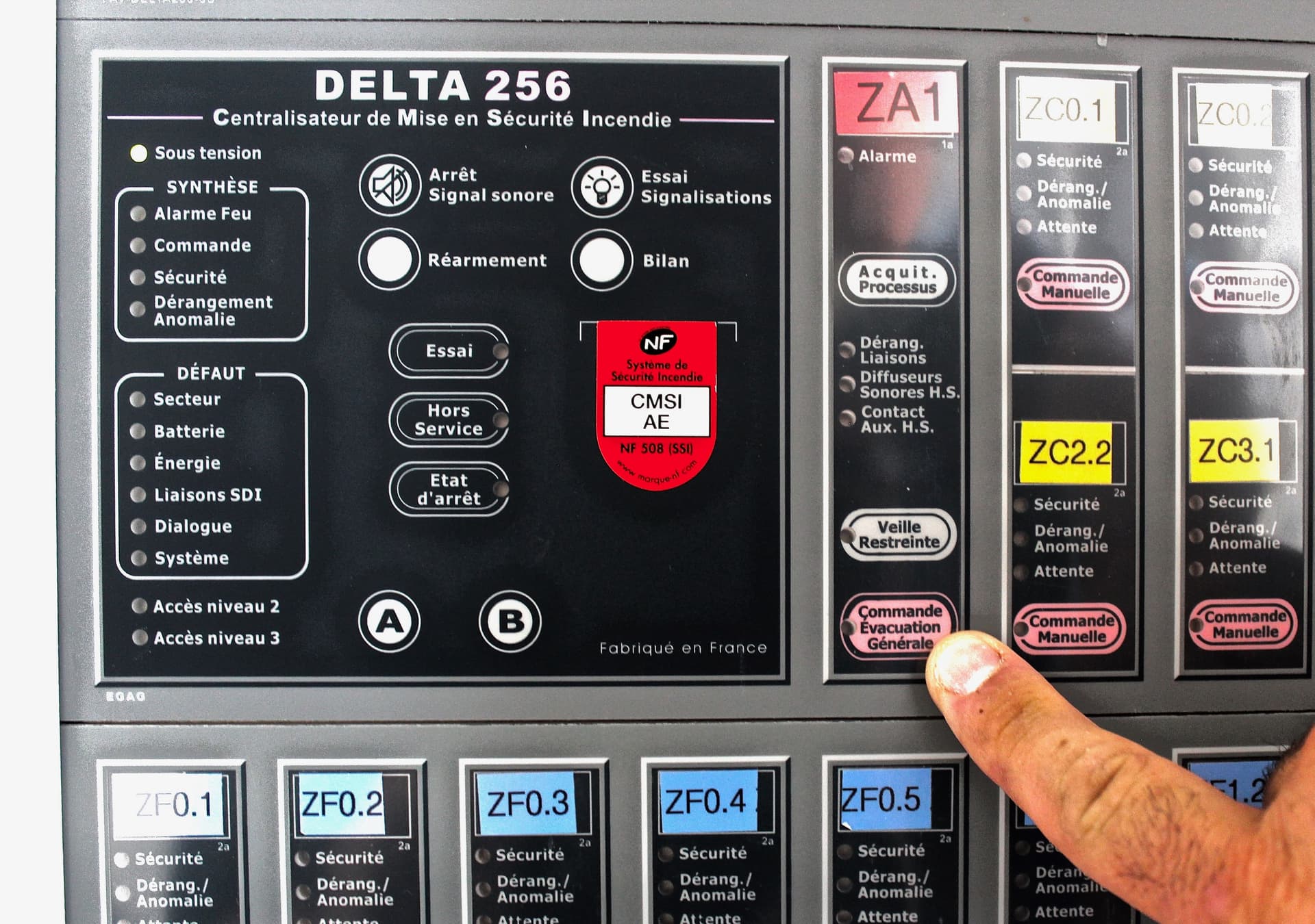 Système de Sécurité Incendie adressable