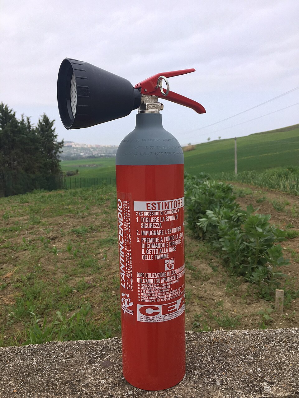 Extincteur CO2 2 kg NF