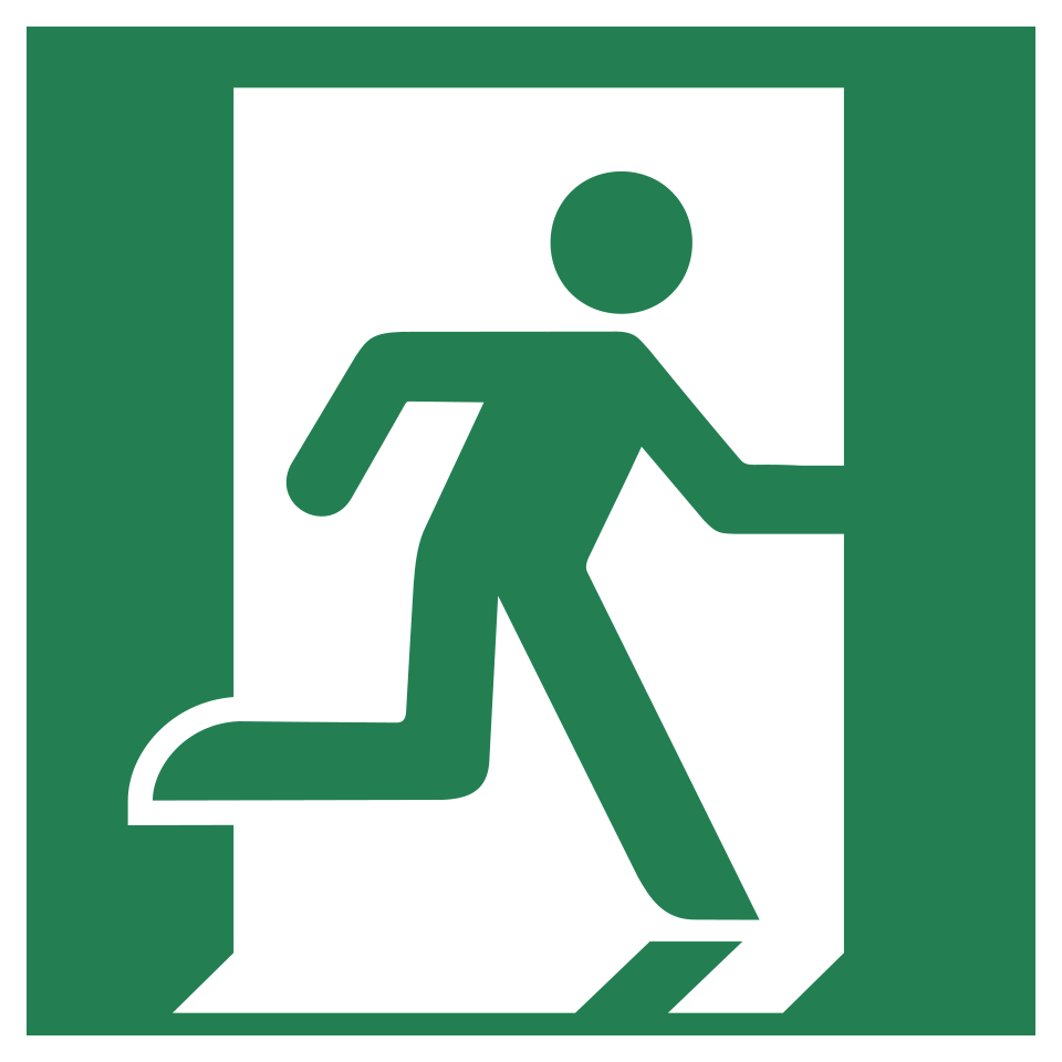 Panneau issue de secours